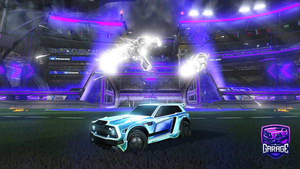 A Rocket League car design from JURNEEDRIP
