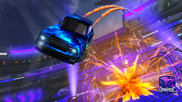 A Rocket League car design from Hamza-elh