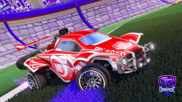 A Rocket League car design from Shark_alves