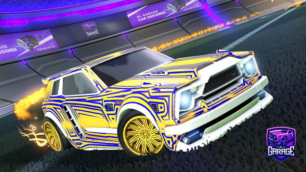 A Rocket League car design from cheez2win