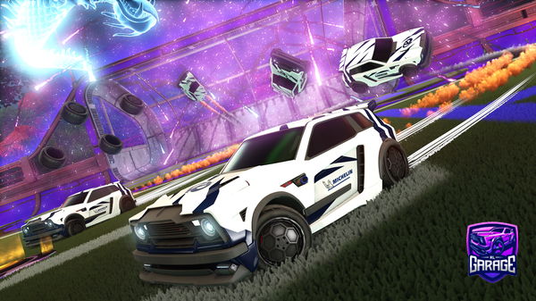 A Rocket League car design from tropix31