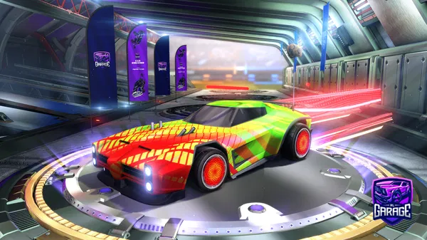 A Rocket League car design from Electroxical