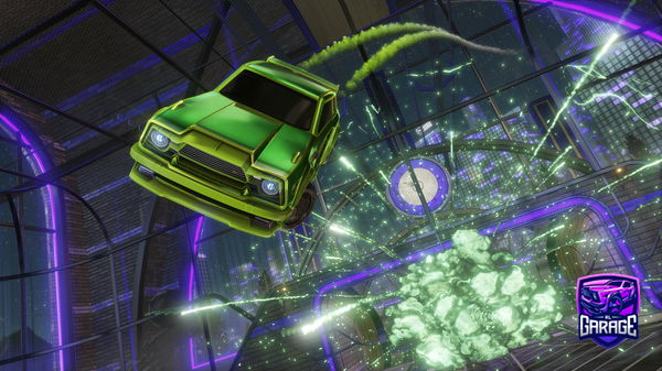 A Rocket League car design from teckball