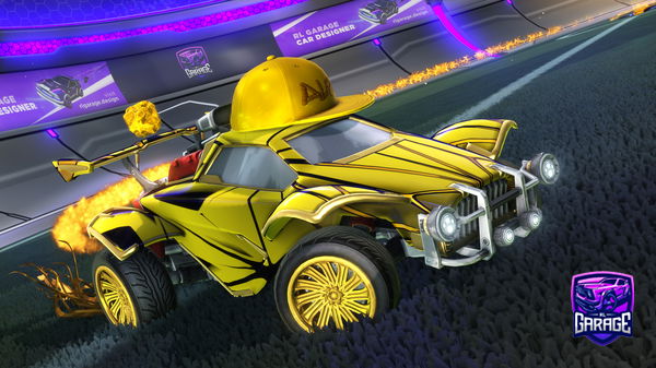 A Rocket League car design from Minstar