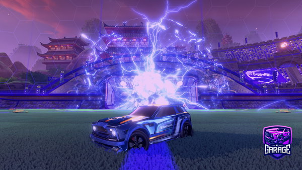 A Rocket League car design from nyllosky