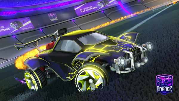 A Rocket League car design from valkyraeRL
