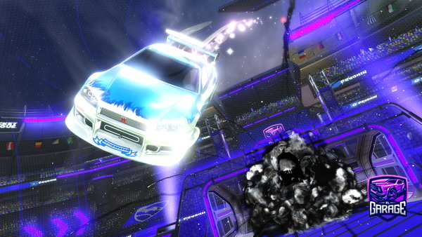 A Rocket League car design from Hanneso