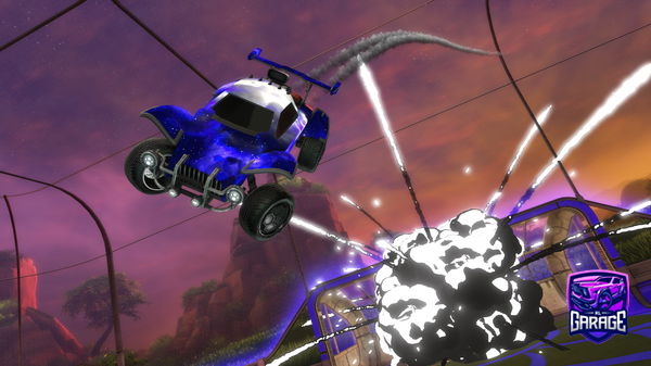 A Rocket League car design from Mikael_Meyers