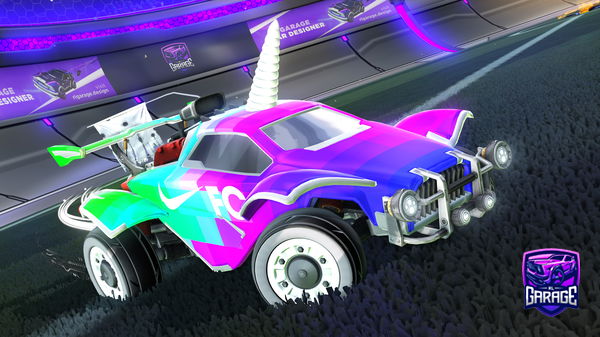 A Rocket League car design from everesti44