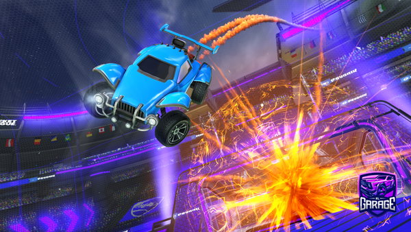 A Rocket League car design from daniboysuii