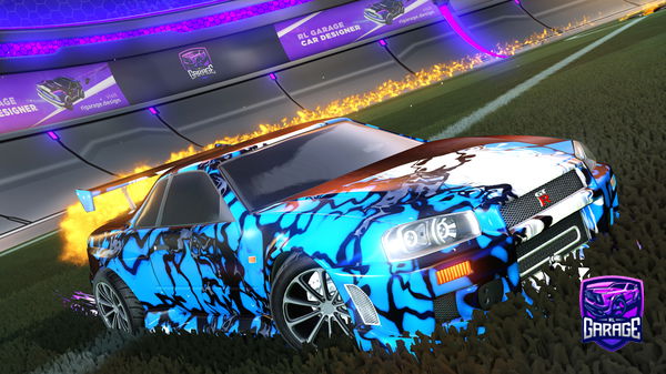 A Rocket League car design from HUGOHuGo800