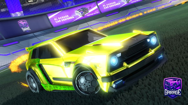 A Rocket League car design from KTiniOfficial