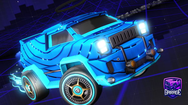 A Rocket League car design from Codiamond