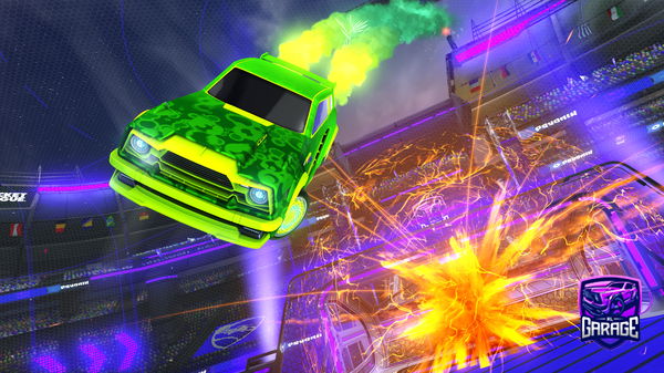 A Rocket League car design from Markalee111