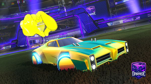 A Rocket League car design from PwrRJSB