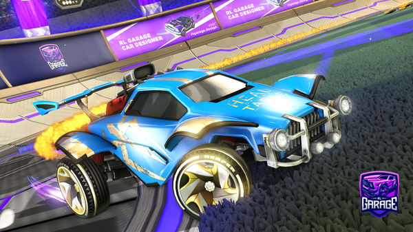 A Rocket League car design from VelvetIce