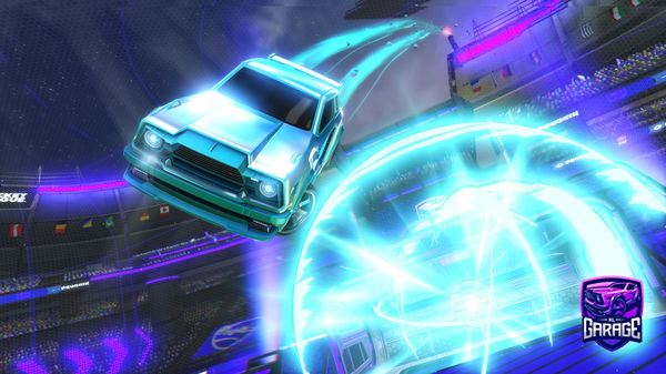 A Rocket League car design from leafier