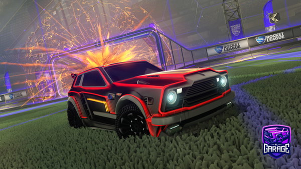 A Rocket League car design from Wyron