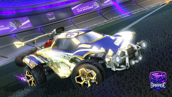 A Rocket League car design from tommy4216