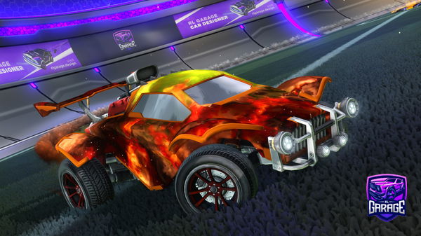 A Rocket League car design from Jajabinks123
