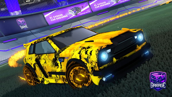 A Rocket League car design from slayzit