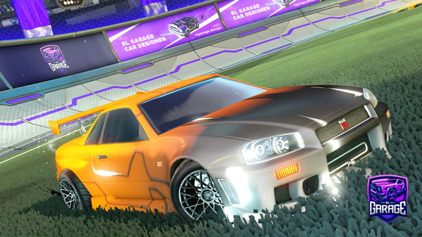 A Rocket League car design from Pizza07