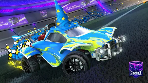 A Rocket League car design from Zirered