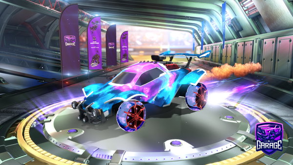 A Rocket League car design from Wahid786v
