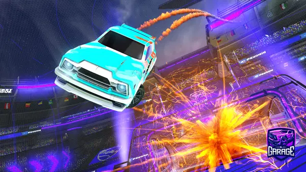 A Rocket League car design from GummyWorm49