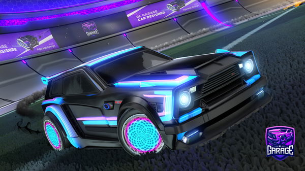 A Rocket League car design from Oxior_Tornado