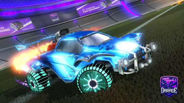 A Rocket League car design from Kulob