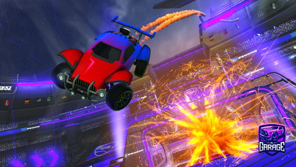 A Rocket League car design from Seanarela
