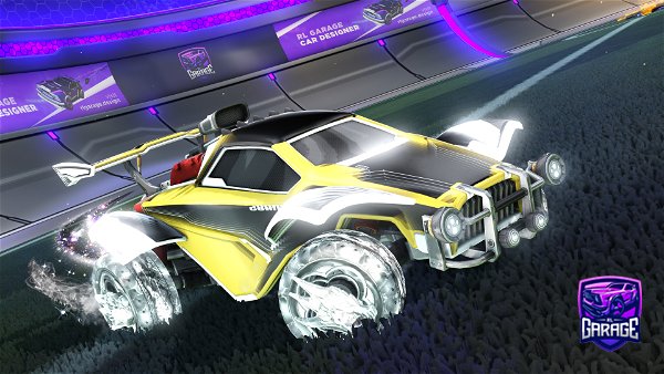 A Rocket League car design from z_rex11