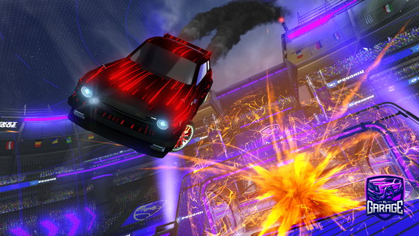 A Rocket League car design from xensom