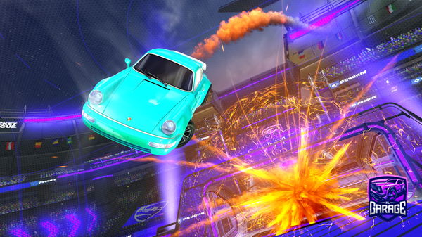 A Rocket League car design from Carrigrule