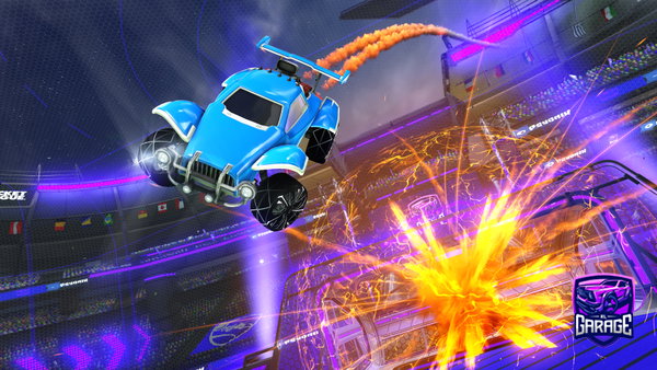 A Rocket League car design from Nsopro2012