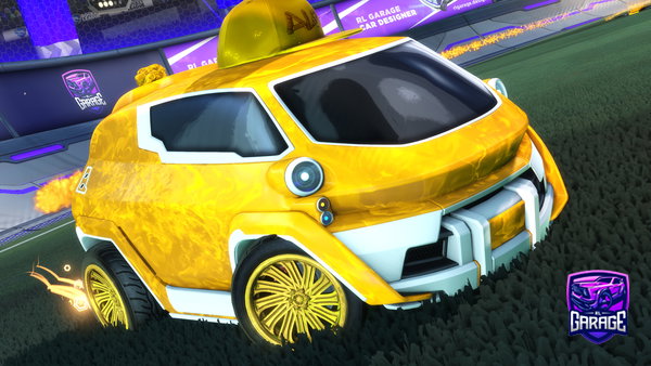 A Rocket League car design from crzZ97benji