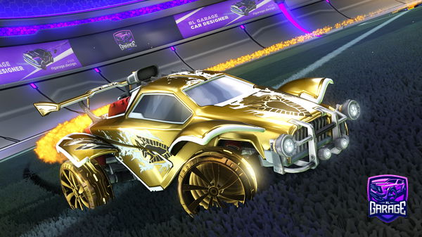 A Rocket League car design from Buy_My_Grips