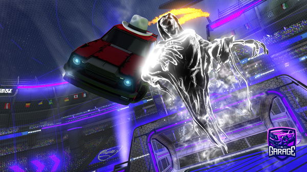 A Rocket League car design from ItsMetricAU