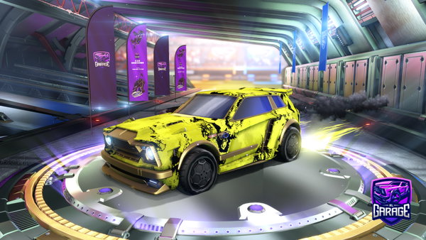 A Rocket League car design from stella_ingente