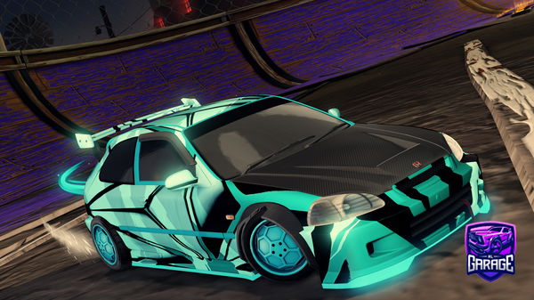 A Rocket League car design from luinartor