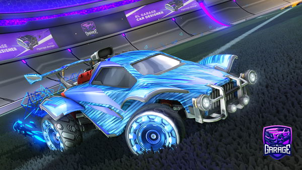 A Rocket League car design from Synxty