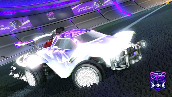 A Rocket League car design from besede