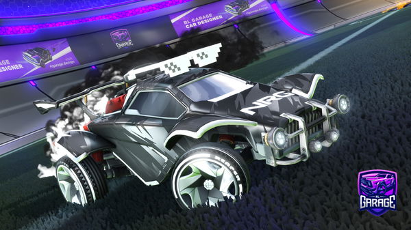 A Rocket League car design from Moonlion2110