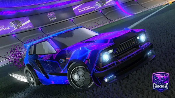 A Rocket League car design from Nerfado