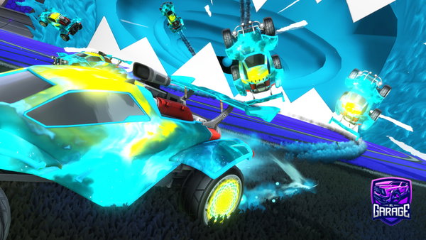 A Rocket League car design from Little_ghost1234