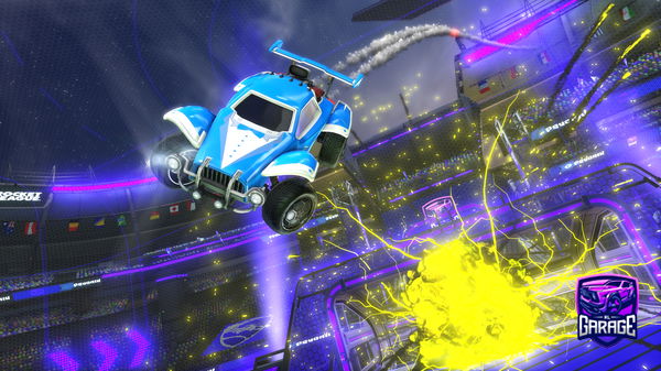 A Rocket League car design from grandmaon30fps