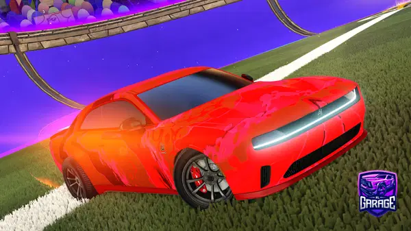 A Rocket League car design from KingCucumber