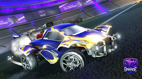 A Rocket League car design from I8_Wafflez