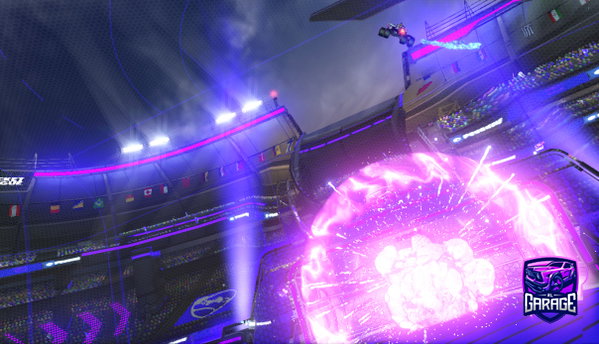 A Rocket League car design from Violetslayer583